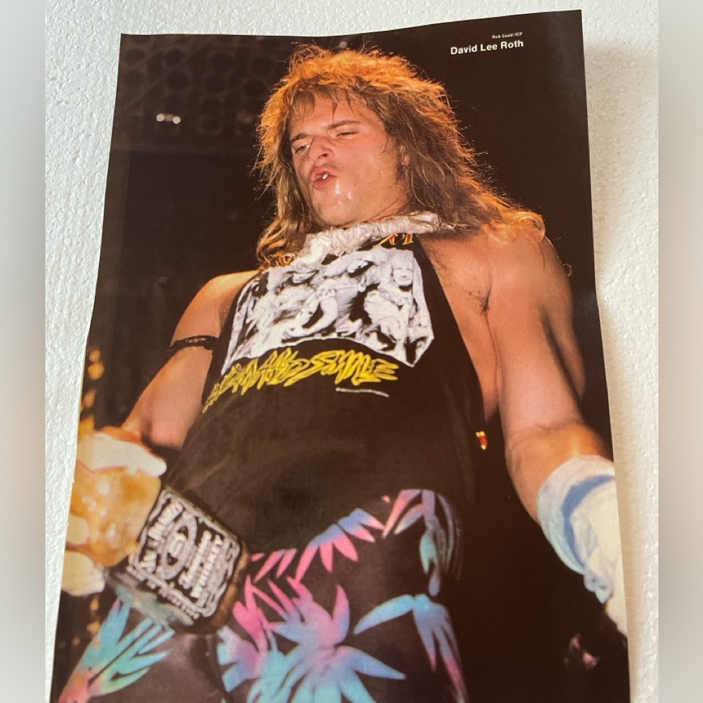 David Lee Roth pinup